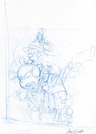 Voorstudie - croquis préparatoire Voorstudie - croquis préparatoire
