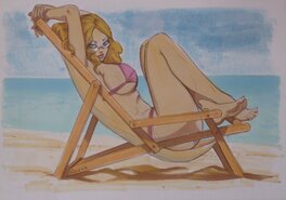 Vincenzo Cucca - Summertime - Illustration originale