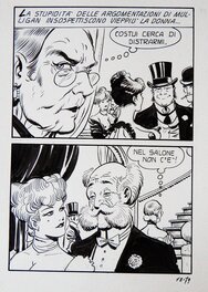 Leone Frollo - Traferta in America - Casino n°18 planche 79 (1986) - Planche originale