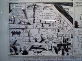 La version définitive de la case, lors de l'exposition de la planche originale au CBBD en novembre 2008. La version définitive de la case, lors de l'exposition de la planche originale au CBBD en novembre 2008.