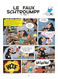 Le laboratoire de Gargamel in « Le Faux Schtroumpf », 1961. Le laboratoire de Gargamel in « Le Faux Schtroumpf », 1961.