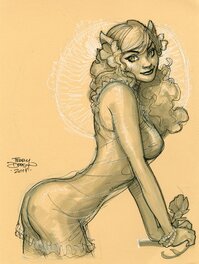 Terry Dodson - Dodson - Hommage à Blacksad - Original Illustration