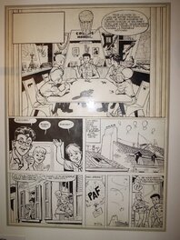 MiTacq - La Patrouille des Castors n° 8 « Le Traître sans Visage », planche d'incipit, 1960. - Comic Strip