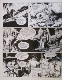 Michel Rouge - Comanche - Planche originale