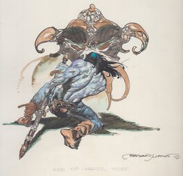 Esteban Maroto - Conan. - Illustration originale