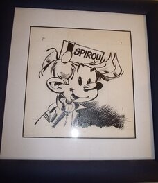 André Franquin - Spirou, 1971. - Couverture originale