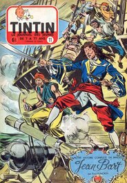 Couverture Journal Tintin n°11 16-03-1955 Couverture Journal Tintin n°11 16-03-1955