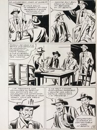 André Oulié - Les aventures de Zorro - Justice de l'ouest - Planche originale