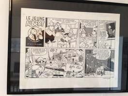 Yves Chaland - Le jeune albert et le 6 decembre - Planche originale