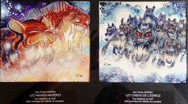 Avec leurs redoutables comparses, les chiens de l'espace Avec leurs redoutables comparses, les chiens de l'espace
