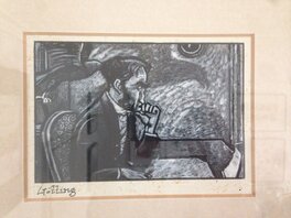 Jean-Claude Götting - Le double - Original Illustration