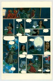 Jean-Luc Masbou - De Cape et de Crocs - Tome 6: "Luna Incognita" - PL 8 - Planche originale