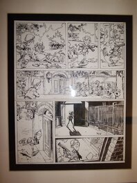 Planche originale - Soda n° 1, « Un Ange trépasse », planche 4, 1986.