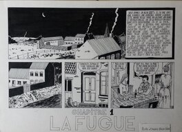 Bruno Wesel - La fugue - Planche originale