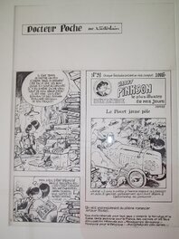 Marc Wasterlain - Le Docteur Poche, « Le Pivert Jaune pâle », planche 1, 1977. - Comic Strip