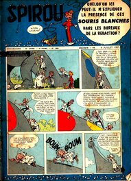 Couverture du Journal Spirou dans lequel l'illustration est publiée Couverture du Journal Spirou dans lequel l'illustration est publiée