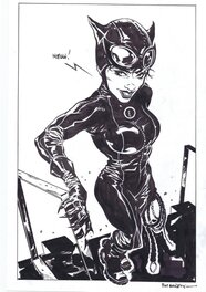 Riccardo Burchielli - Catwoman par Burchielli - Œuvre originale