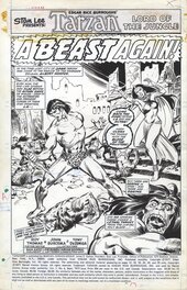 John Buscema - Tarzan, Lord of the Jungle : "A beast Again"- Issue 4 - PL1 - Comic Strip