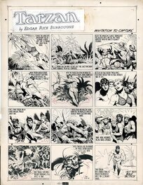 Burne Hogarth - Tarzan contre les Barbares - Planche originale