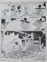 Planche originale - 1975 - Isabelle : Les maléfices de l'Oncle Hermès *