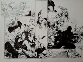 Ed Benes - Convergence #6 P12-13 - Planche originale