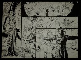 Ed Benes - Convergence #6 P8-9 - Planche originale