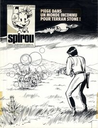 Michel Pierret - Terran Stone - Couverture originale