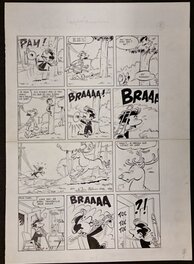 Dino Attanasio - Planche Originale encrée Spaghetti par  DINO ATTANASIO - Comic Strip