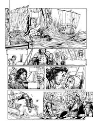 Eric Lambert - Merlin Tome 11 - Planche originale