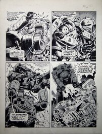 Dave Gibbons - Ro-Busters - The Terra-Meks by Dave Gibbons - 2000AD Prog 100 - Planche originale