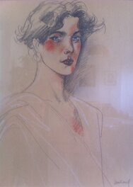 André Juillard - Personnage féminin - Illustration originale
