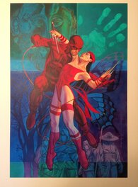 Brian Stelfreeze - Stelfreeze: Elektra 35 cover - Original Cover