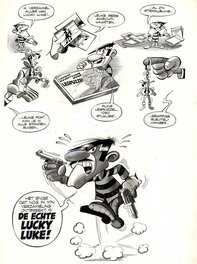 Morris - Lucky Luke - Illustration originale