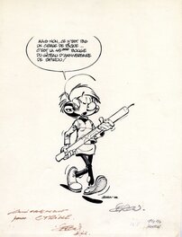 Pierre Seron - De Mini-Mensjes - Les Petits Hommes - Illustration originale