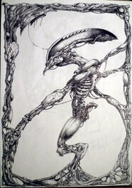 Kev Crossley - Alien by Kev Crossley - Original Illustration