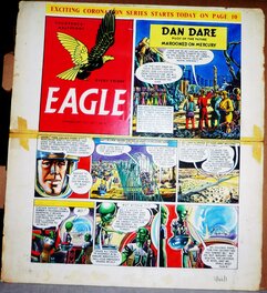 John Harolds - Marooned of Mercury !! Eagle N° 3 - 46 du 20 février 1953 - Planche originale
