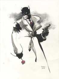 Tim Sale - Tim Sale, hommage à Blacksad - Original Illustration