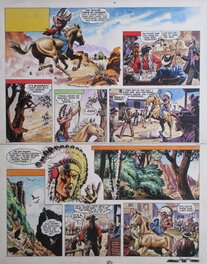 Frank Humphris - Blackbow THE CHEYENNE - Planche originale