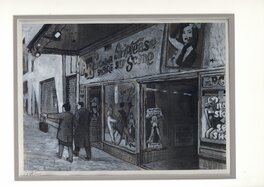 Original Illustration - Bruxelles - Cinéma ABC