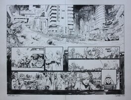 Sean Murphy - Tokyo Ghost #1 Pg 6-7 Sean Murphy - Planche originale