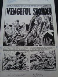 Jack Davis - Vengeful SIOUX - Planche originale