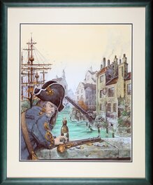 Brian Snoddy - The Iron Kingdoms - The Privateer - Illustration originale