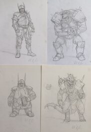 Croquis préparatoires originaux