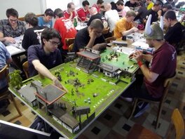 Un tournoi de Blood Bowl