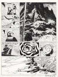 Comic Strip - Théodore Poussin : "La maison dans l'ile" planche 15.