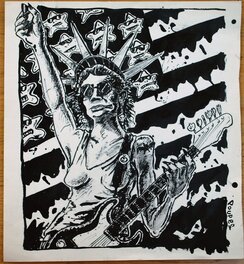 Poup - Lou Reed - Original Illustration