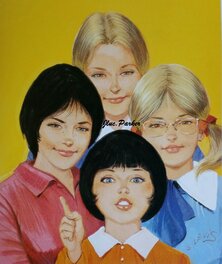 Original Cover - Les petites filles modèles couverture dos