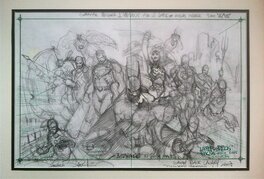 Simone Bianchi - JLA - Original art