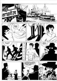 Éric Warnauts - Corto Maltese page - Planche originale