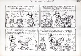 Francis Bertrand - Les soldats de Plome 253 - Planche originale